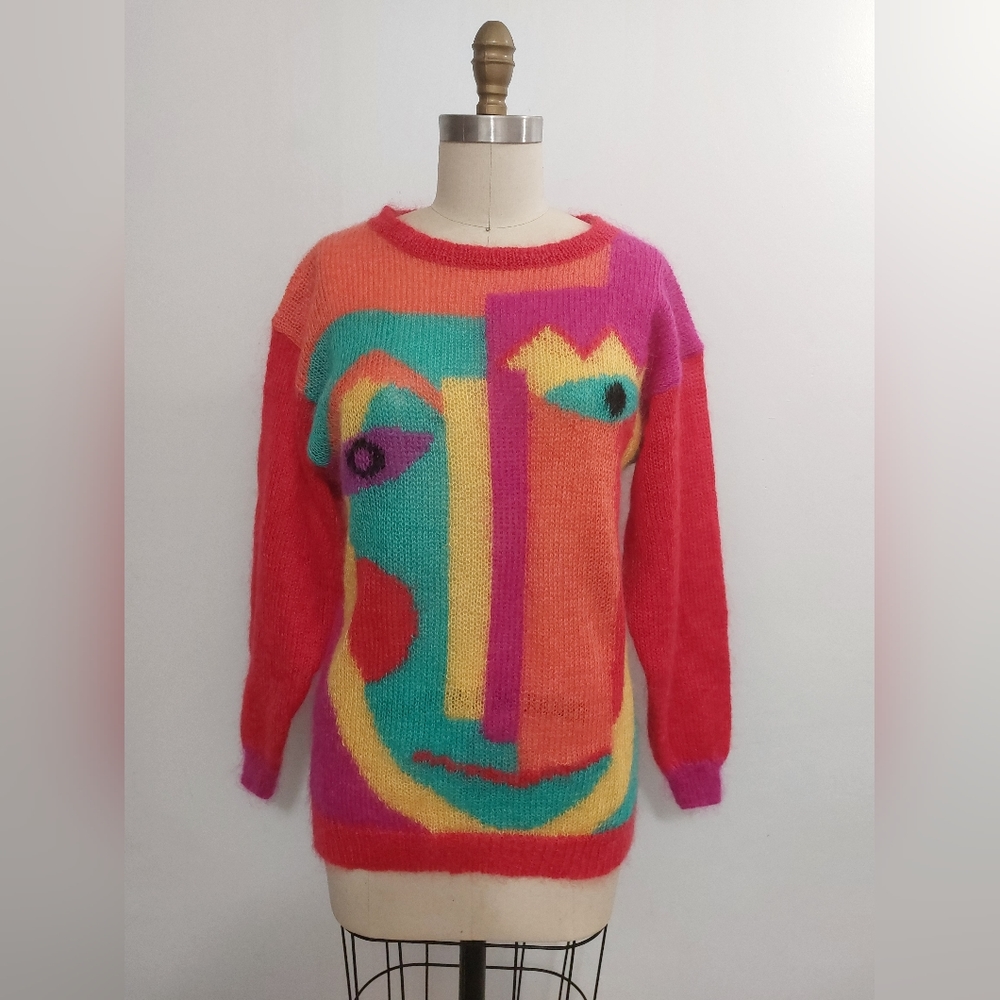 Renee Tener for Jeanne Pierre Picasso Sweater 80's